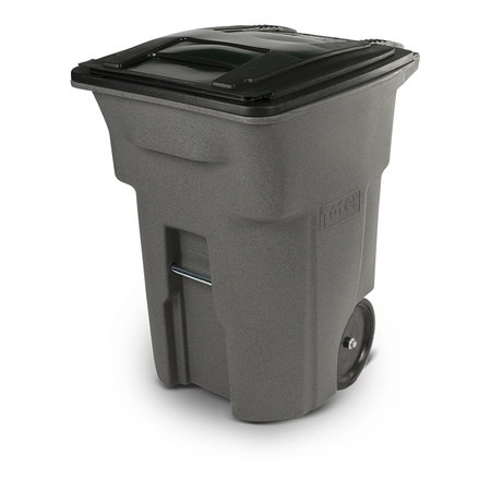 Toter 96 gal Trash Can, Graystone ANA96